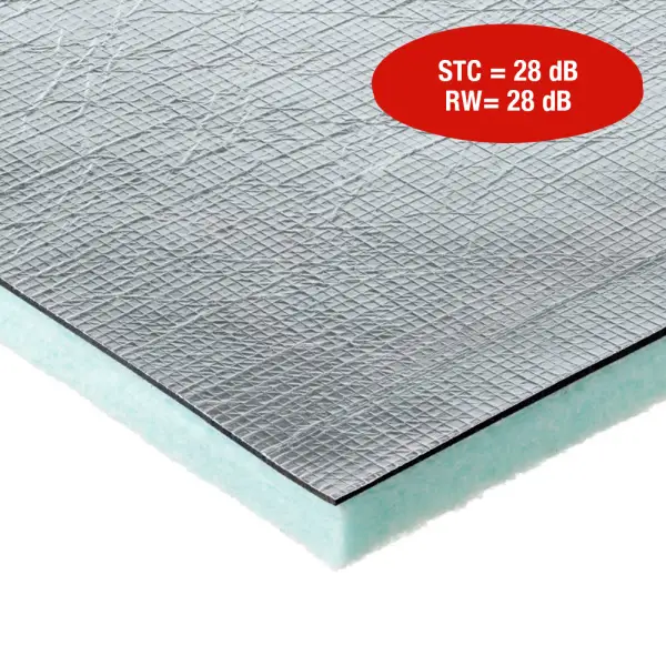 M.SIL CR404 aluminium felülettel hangszigetelő 