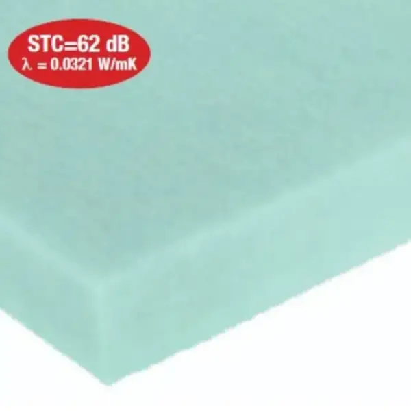 M. SILSONIC -hő és hangszigetelő p-d.20 kg/m3 - 60 mm vastag