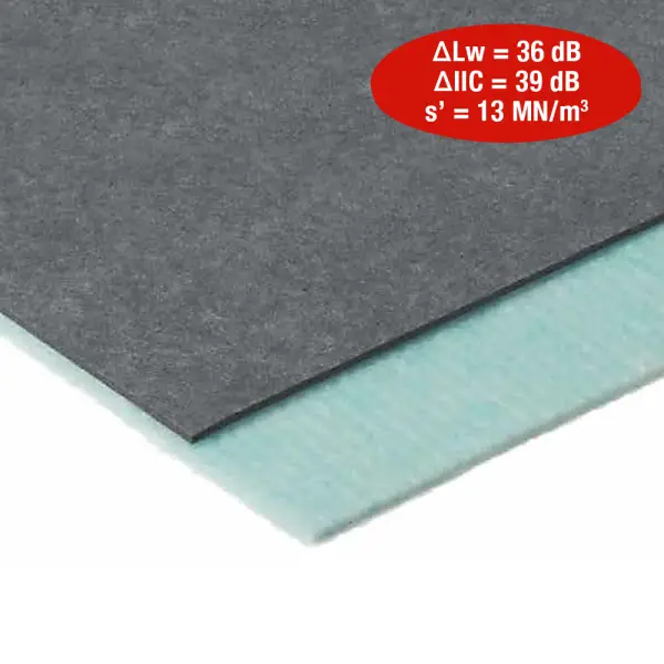 M.POLISTIK Underspezial HQ  padlóburkolat és padló szerkezetek akusztikai- és hőszigetelője