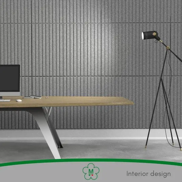 Szürke Színű Fiber Flat LInear panel