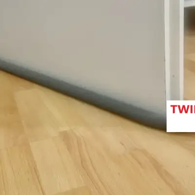 M. TWIN-FLEX ajtó hangszigetelő küszöb helyettesítő hurka szürke